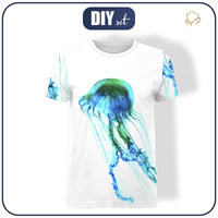 T-SHIRT MĘSKI - MEDUZA - single jersey XXL