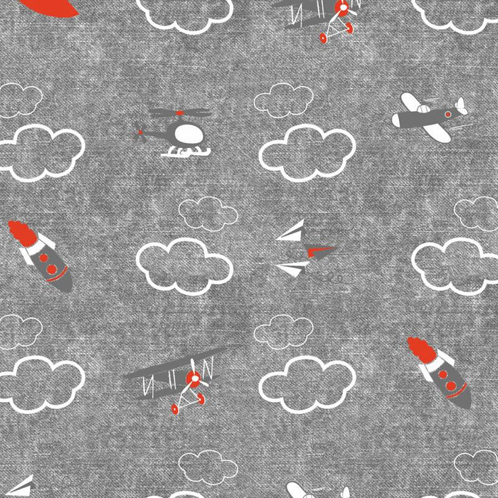 LETADLA (LETADLA) / ACID WASH šedý