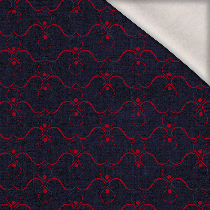 GEOMETRIC MINIMAL WZ. 9 - dzianina drapana z elastanem ITY
