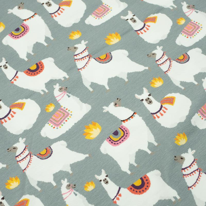 LAMA / grey - Viscose jersey WE210