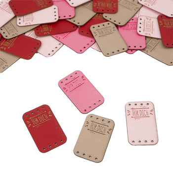 Metka boczna ''FÜR DICH'' 2,5x4 cm - kolory do wyboru