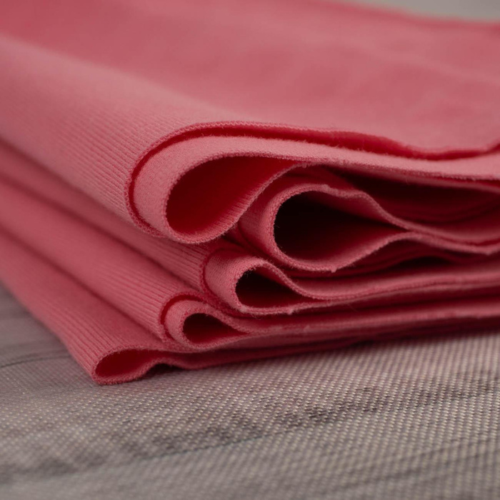 D-107 CANDY PINK - úplet tričkovina s elastanem TE210