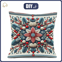 POLŠTÁŘ 45x45 - CHRISTMAS SWEATER wz.1 - přední + zadní strana