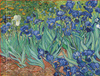 IRISES (Vincent van Gogh) - dress panel crepe