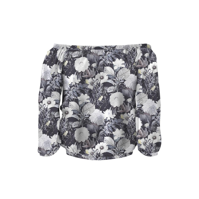 LUXE BLOSSOM wz. 4 - single jersey z elastanem 