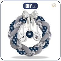 CHRISTMAS WREATH - BIRDS AND CONES - sewing set