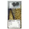 Eyelets + washers 4mm - Gold - PRYM