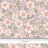 PASTEL FLOWERS PAT 2 - Slub Weave 