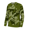 BASIC DAMEN SWEATSHIRT (HANA) - CAMOUFLAGE M. 3 / olive - Sommersweat - XL