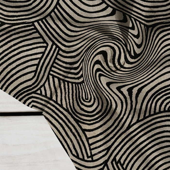 RETRO GEOMETRIC WZ. 20 - Crepe