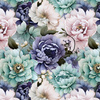 PASTEL FLOWERS WZ.18- Slub Weave