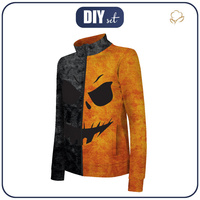 “MAX” KINDER TRAININGSJACKE - KÜRBIS - Funktionsstoff (Maschenstoff) (122/128)