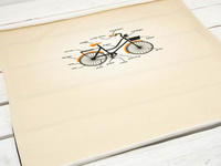 FAHRRAD / beige - Paneel, Sommersweat