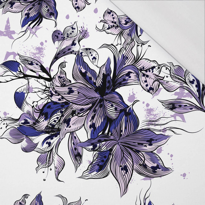 VANILLA BLOSSOM (Very Peri) - single jersey with elastane 