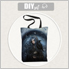 SHOPPER KABELKA - GOTHIC GIRL VZ. 2 - voděodolná tkanina - Sada šití