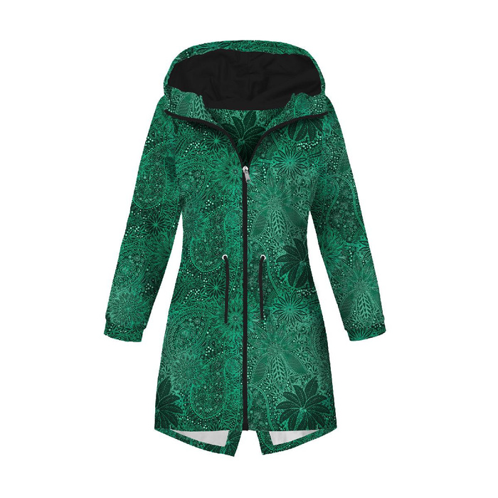 PARKA DAMSKA (ANNA) - ZIELONY AŻUR - softshell XXL