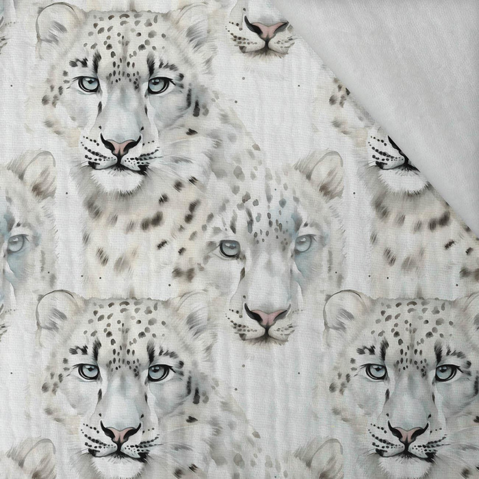SNOW LEOPARD PAT. 1 - Cotton muslin
