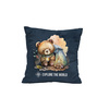 PILLOW 45X45 - EXPLORE THE WORLD - Upholstery velour - sewing set
