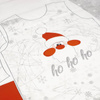 KINDERPYJAMAS "MIKI" - HO HO HO - Elastische Baumwoll Maschenware (86/92)