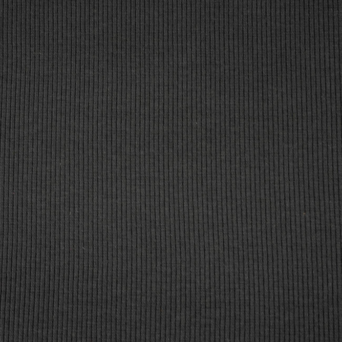 D-88 GRAPHITE - Ribbed knit fabric