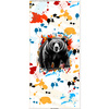 KISSEN 45x45 - BEAR / SPECKS - Vorderseite + Rückseite
