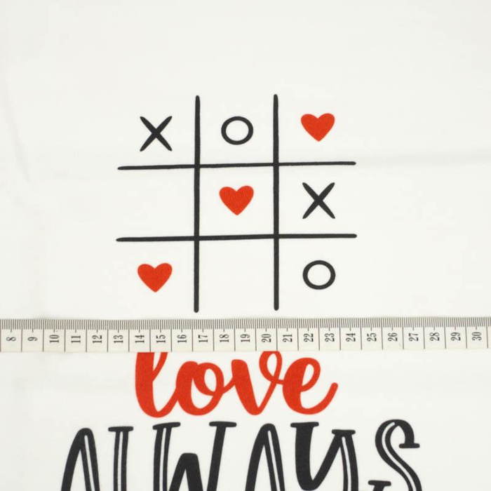 TIC TAC TOE (BE MY VALENTINE) - Paneel 75cm x 80cm