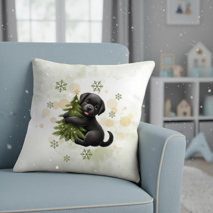 WINTER ANIMALS wz.10 - panel (60cm x 50cm) Wintersweat angeraut mit Elastan ITY