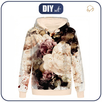 CLASSIC DAMEN HOODIE (POLA) - WATERCOLORS FLOWERS MS. 4 - Sommersweat
