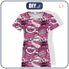 DÁMSKÉ TRIČKO - KOMIKS (růžový) - single jersey XXXL