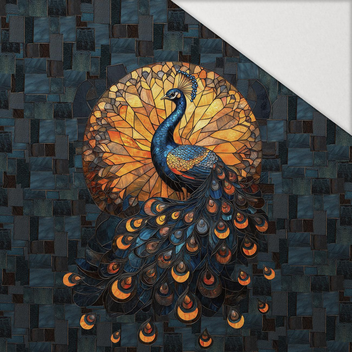 STAINED GLASS WZ.9 - panel (75cm x 80cm)  Hydrofobní česaná teplákovina