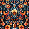 Folk Art wz.5- Welur tapicerski