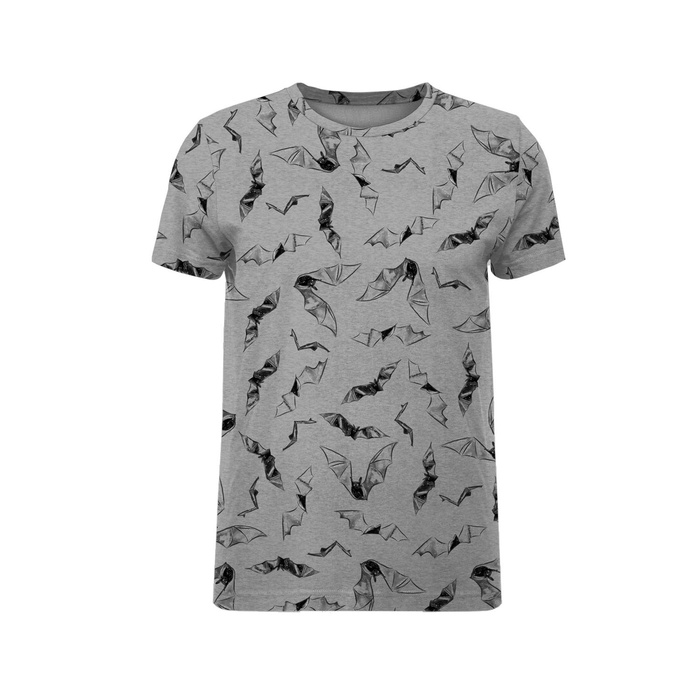 T-SHIRT MĘSKI - NIETOPERZE (ZACZAROWANA NOC) - single jersey M