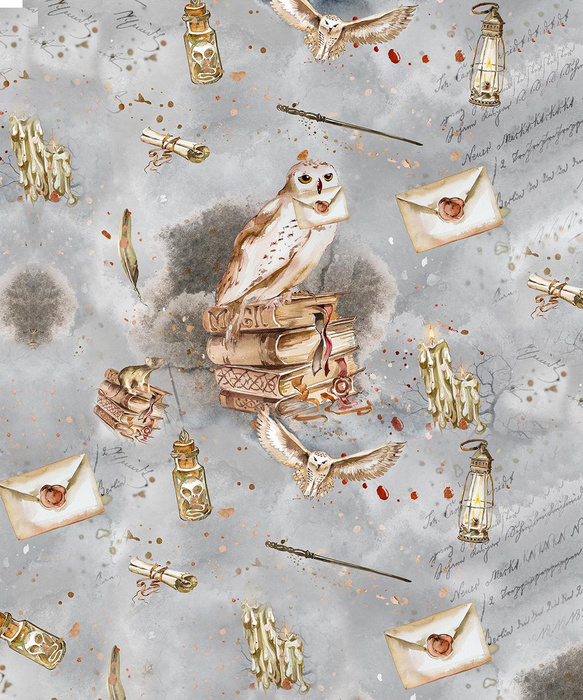 OWL PAT. 3 (MAGIC) - panel (60cm x 50cm)