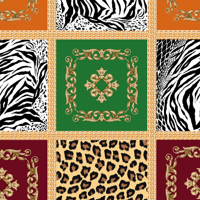 ANIMAL MIX - Wasserabweisende Webware