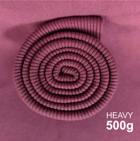 Heavy Elastic Rib Knit 500g - MAUVE
