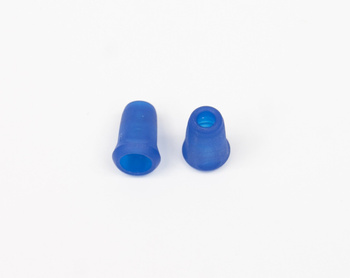 Plastic Cord Ends 17mm - cornflower
