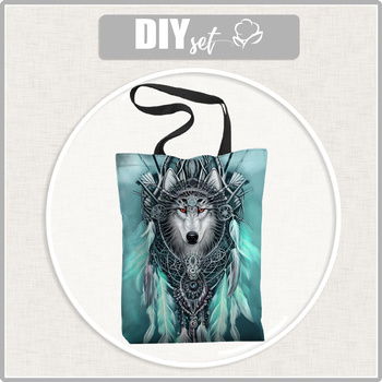 SHOPPER KABELKA - SPIRIT WOLF - Sada šití