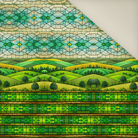 Stained Garden wz. 18 - panel (60cm x 50cm)  Potahový velur
