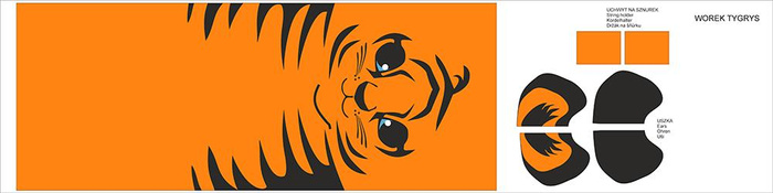 WORKOPLECAK DZIECIĘCY - TYGRYSEK TOMEK