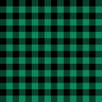 CHECK VICHY - MELANGE GREEN - looped knit fabric with elastane ITY