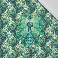 Stained Glass Day wz. 35 - panel (60cm x 50cm)  Cotton woven fabric