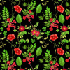 MINI RED GARDEN (PARADISE GARDEN)  - Waterproof woven fabric