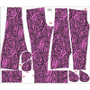 WOMEN'S JOGGERS (NOEMI) - NEON ZEBRA PAT. 1 - sewing set M