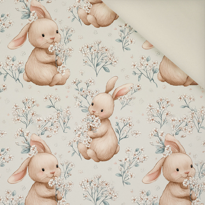 HAPPY BUNNY WZ. 6 - Upholstery velour 