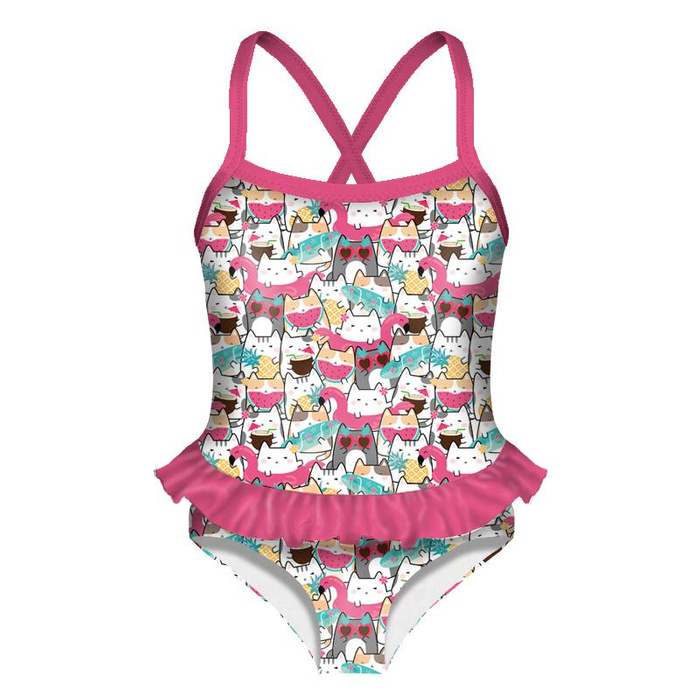 SUMMER CATS pat. 1 - Cotton muslin