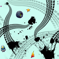 TIRE MARKS M. 3 - Baumwoll Webware