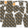 KINDERJACKE DINO (ZOE) - PANDY / BLUMEN - Nähset (146/152)