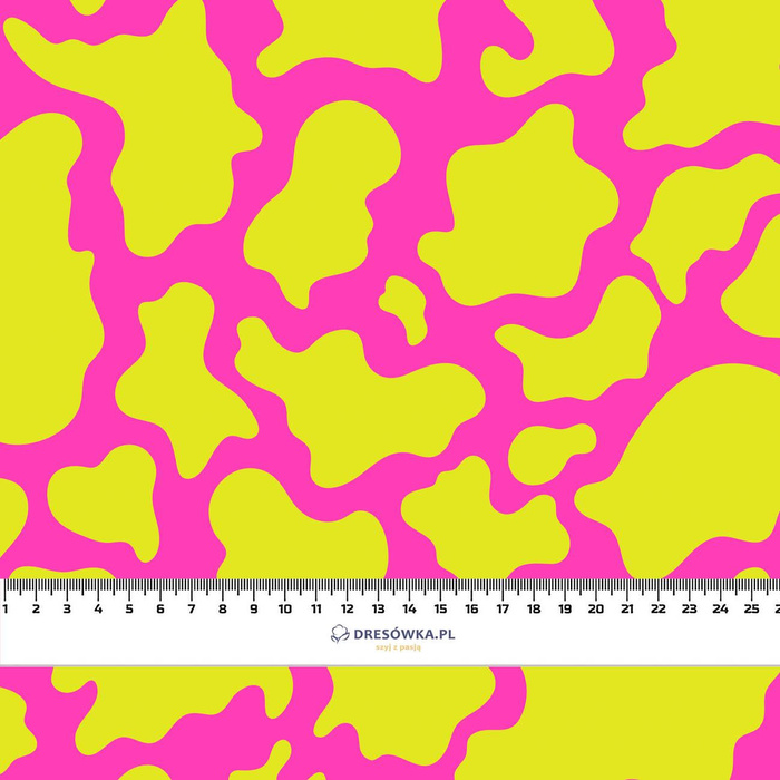 NEON SPOTS PAT. 3 - Cotton woven fabric