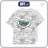 KID’S T-SHIRT - COMIC BOOK / yeah (colorful) - single jersey