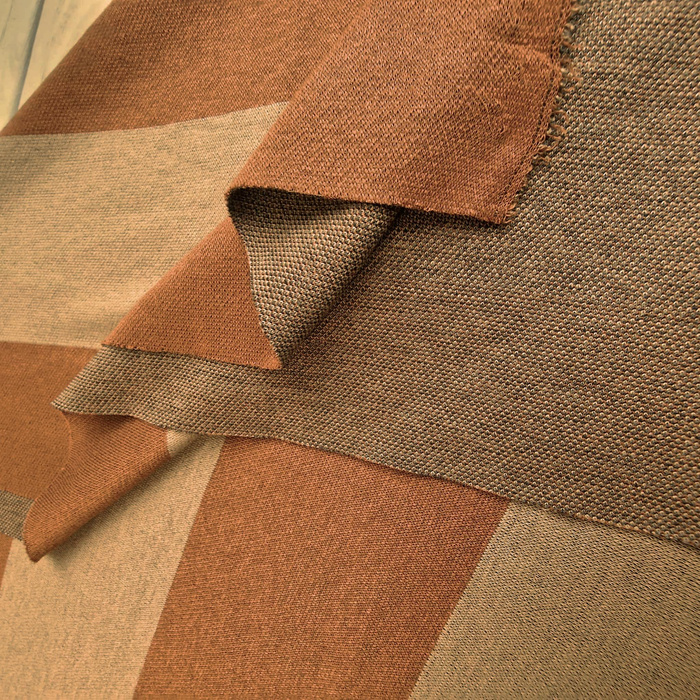 Streifen / Karamell - Jacquard